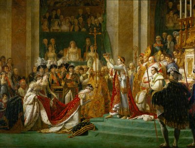 Consagración del Emperador Napoleón I de Jacques Louis David